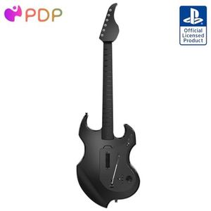 RIFFMASTER Wireless Foldable Guitar Controller for PlayStation 5 and PlayStation 4, Windows 10/11 PC, Officially Licensed by Sony - Black