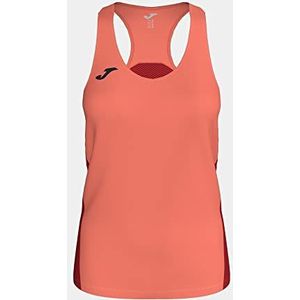 Joma R-Winner T-shirt voor dames, Neon Oranje - Zwart