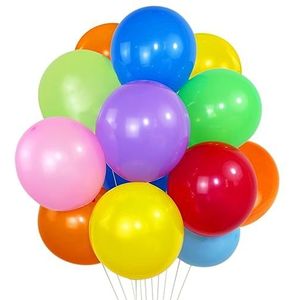 KKNE 100 dikke latexballonnen voor feestjes, bruiloften, vergaderingen, verjaardagen, Kerstmis, foto's en decoraties.