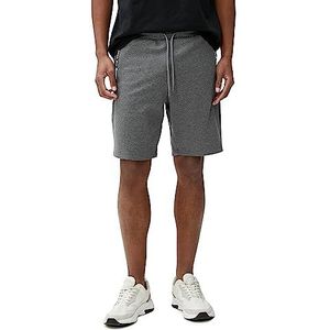 Koton Short pour homme avec fermeture éclair et cordon de serrage, Gris (027), L