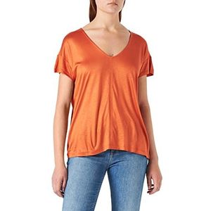 TOM TAILOR t-shirt dames, 21217 - mango oranje