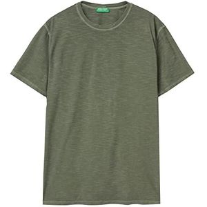 United Colors of Benetton 3je1u105u T-shirt voor heren (1 stuk), legergroen 7g9