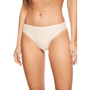 Chantelle - Dames – SoftStretch String – Eén maat van 36 tot 44 – 100% onzichtbaar – zachte en comfortabele netstof – naadloos, beige (beige goud 1N)