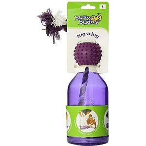 PetSafe - Busy Buddy Tug-a-Jug (S), trektouw, speelgoed voor droogvoer, lekkernijen - voor kleine honden