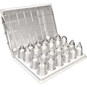 Ibili 771900 Set 24 spuitmonden voor patisserie