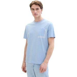 TOM TAILOR T-shirt pour homme, 35271 - Bleu planche à voile, S