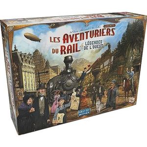 Asmodee Days of Wonder Ticket to Ride Legacy: Legacy: Legends of the West - Board Games - Board Games - Ages 10+ - 2 to 5 Players - French Version