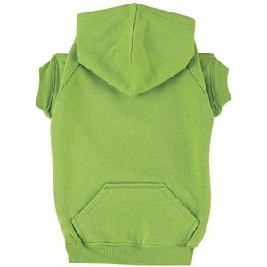 Zack & Zoey Basic hoodie voor honden, 76,2 cm, maat XXL, papegaaiengroen