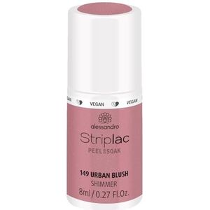 alessandro Striplac Peel or Soak Urban Blush, roze led-nagellak met shimmer voor perfecte nagels in 15 minuten, 8 ml