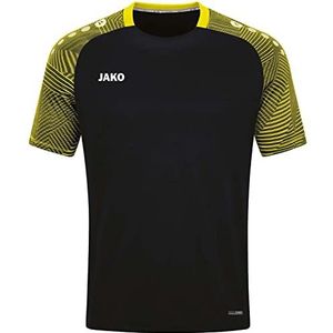 JAKO Performance T-shirt voor heren, Zwart/Geel