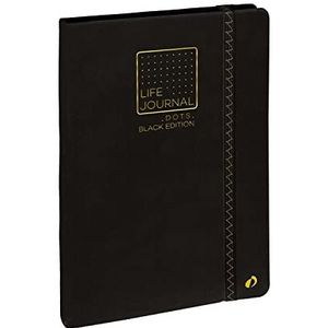 Notitieboek dots Life Journal zwart 15x21 2371108Q: de Persohnlicher Kalender