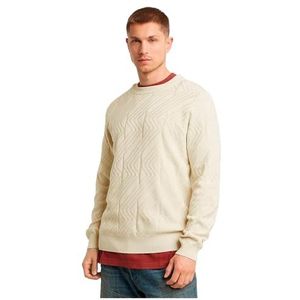 G-Star RAW Zigzag Structure r Knit, wit (Whitebait D25108-c259-1603), S, Wit (Whitebait D25108-c259-1603)