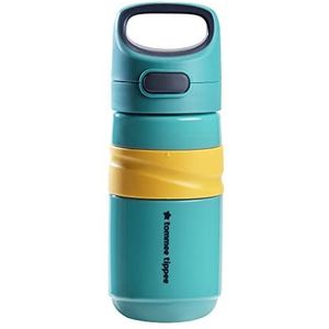 Tommee Tippee Superstar Sportee Drinkbeker voor kinderen vanaf 18 maanden, lekvrij en anti-schok, hygiënische antibacteriële tuit, bijtbestendig, 500 ml, blauw