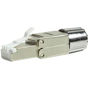 CAT8.1 Toolless Connector RJ45 - STP voor soepele en stugge kabel - Kabelverbinder - Kabel Connector