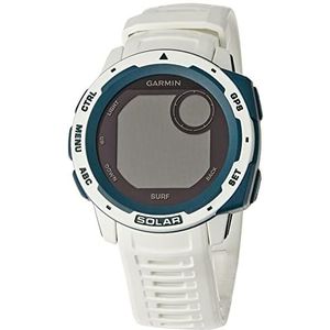 Garmin Instinct Solar Surf Edition, robuust GPS-horloge voor buiten, met zonne-energie en speciale surffuncties, Cloudbreak (gereviseerd)