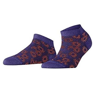 FALKE Daisy Fantasy W SN Lyocell laag fantasiepatroon 1 paar lage sokken voor dames (1 stuk), Paars (Rich Purple 8305)