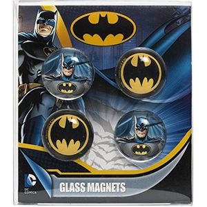 Joy Toy Batman 301016 glasmagneet, 2,5 cm, 4 stuks