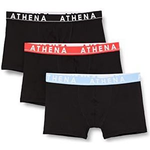 ATHENA Easy Color Lh98 Herenondergoed, zwart/zwart