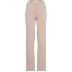 BRAX Mary uniseks broek met vijf zakken van hoogwaardig stretchkatoen, Beige