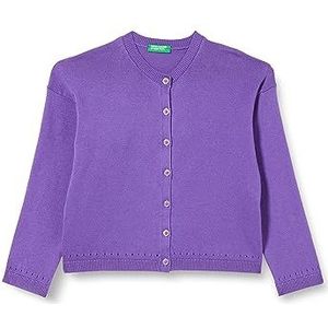 United Colors of Benetton Cardigan en tricot pour fille et fille, Viola 30F, 3 Jahre