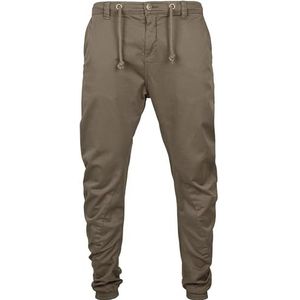 Urban Classics Sportbroek voor heren, stretch sportbroek, groen (olijf 176)