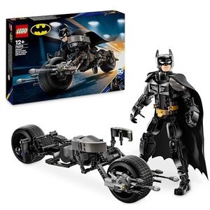 LEGO DC Batman Batman-figuur om te bouwen en de Bat-Pod motorfiets - speelgoed voor kinderen jongens en meisjes vanaf 12 jaar geïnspireerd op The Dark Knight films - avonturenset 76273