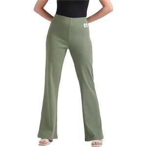 Calvin Klein Jeans Pantalon en tricot pour femme, Olive poudré, S