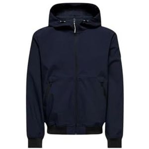 Only & Sons Onsbowie Bomber Otw Softshelljas voor heren, Navy Blauw