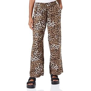 KAFFE Kaanni Casual Pants Dames, Luipaard Print, 34, Luipaardprint