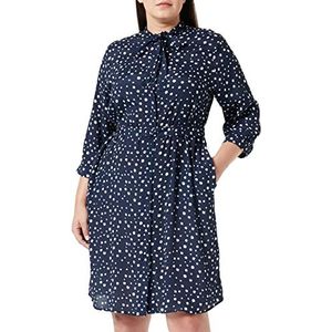 Seidensticker Blousejurk van midi-viscose, Blauw