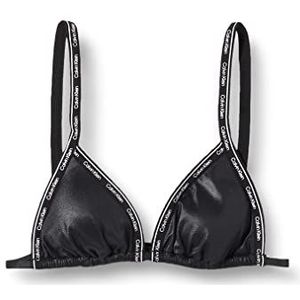 Calvin Klein Bikinitop met driehoek, gevoerd, Pvh Black, M, Pvh zwart