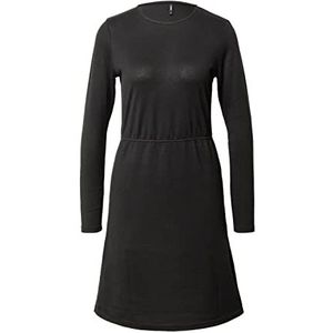ONLY Onlelcos Emma L/S elastische jurk Jrs damesjurk, zwart.
