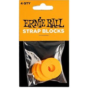 Ernie Ball Strap Blocks 4 stuks, oranje