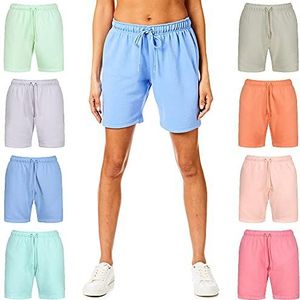 Light & Shade Pastel & Brights Dames Jogging Shorts Paars L