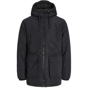 JACK & JONES Jjconstruct Parkajas voor heren, parka, 1 stuk, zwart.