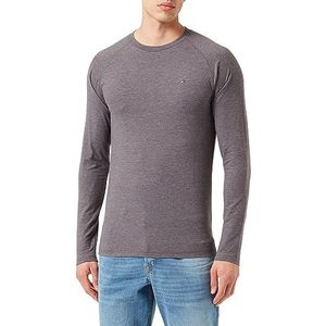 Tommy Hilfiger Thermische Ls T-shirts L/S heren, Donkergrijs