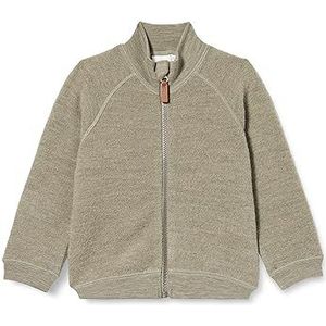 Name It Nmmwmino Wool Brushed Ls Card Xxiii Cardigan voor jongens, Zilveren filigree