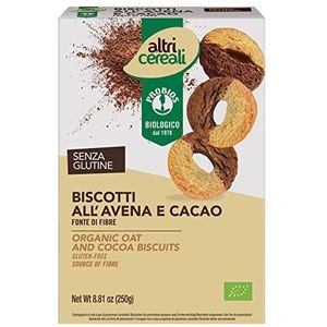 Probios Haver- en cacao-koekjes, 10 blikjes van 250 g