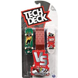 Vingerskate – Tech Deck – Pack Verus – 2 vingerskates – authentieke vingerskates om te verzamelen met obstakel – 6061574 – speelgoed voor kinderen vanaf 6 jaar – model willekeurig