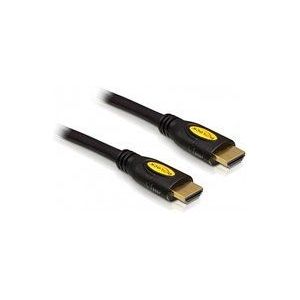 DeLOCK HDMI 1.4 kabel 1,0 m mannelijk HDMI kabel 1 m HDMI Type A (standaard) - HDMI-kabel (1 m, HDMI Type A (standaard), HDMI Type A (standaard))