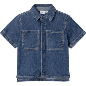 NAME IT Chemise à manches courtes pour garçon, bleu, 86