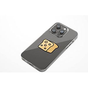 Bonateks, Étui de protection imprimé numériquement compatible avec iPhone 14 Pro, coque de protection anti-chocs, en silicone, flexible, transparent