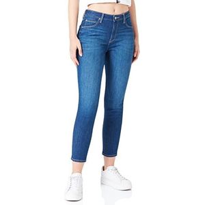 Lee Scarlett High Jeans voor dames, Nachtblauw.