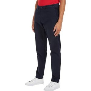 Tommy Hilfiger Chino Chelsea Gabardine Gmd geweven broek voor heren, Desert Sky