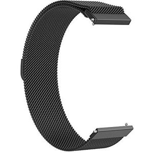 YONO Milanese armband 20 mm – luxe armband Milanees geschikt voor Samsung Galaxy Watch 5 / Pro / 4 / 3 / Active 2 – Garmin Approach / Forerunner / Venu 2 Plus / SQ / Vivomove – Polar Ignite / Unite – Huawei