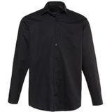 JP1880 Heren Shirt Grote Maten Grote Maten L-8XL Business Modern Fit Strijkijzer, Zwart, XL, zwart.