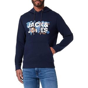 JACK & JONES Heren hoodie blazer, marineblauw, M, marineblauw blazer