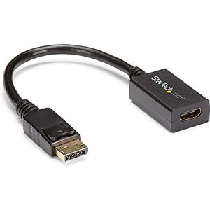 StarTech.com DisplayPort naar HDMI-adapter, video converter DP 1.2 naar HDMI 1080p, DP naar HDMI-kabel voor monitor/monitor, passieve DP naar HDMI-kabel, DP-connector met vergrendeling (DP2HDMI2)