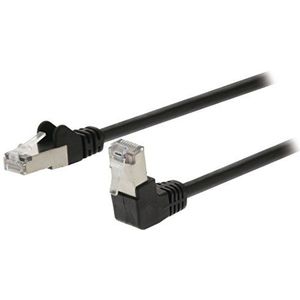 Valueline VLCP85125B05 netwerkkabel 0,5 m Cat5e SF/UTP (S-FTP), zwart – netwerkkabel (0,5 m, Cat5e, SF/UTP (S-FTP), RJ-45, RJ-45, zwart)