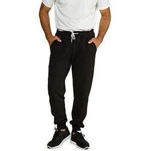 JP 1880 Menswear 702635 Joggingbroek voor heren, grote maten, elastische tailleband en zoom, 2 zijzakken, regular fit, zwart.